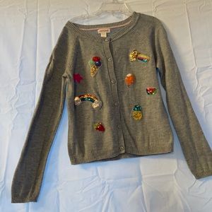 Cat & Jack Sweater with sparkle patches